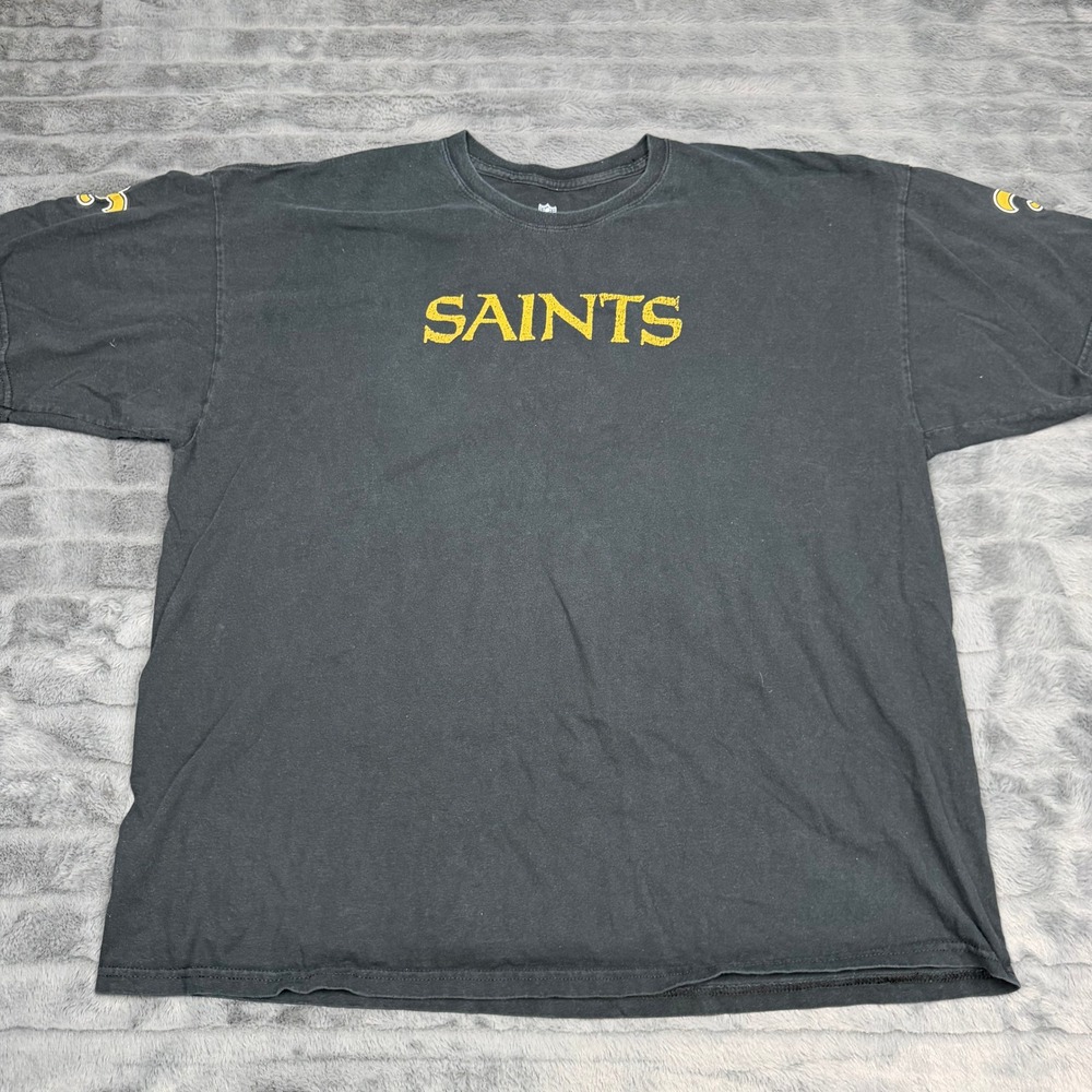 NFL Pro Line Mens New Orleans Saints Bond 07 Black T-Shirt XL RN103197